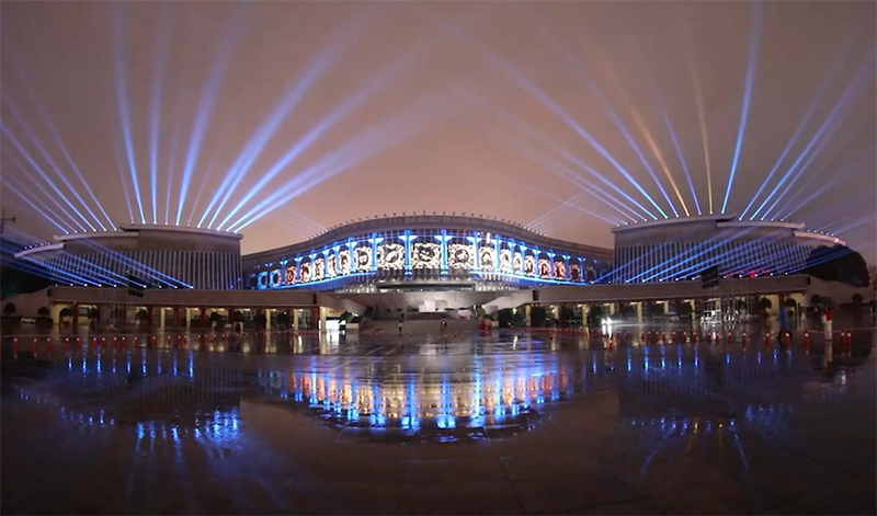 湖北省恩施州文化中心文旅綜合體LED共形屏項(xiàng)目